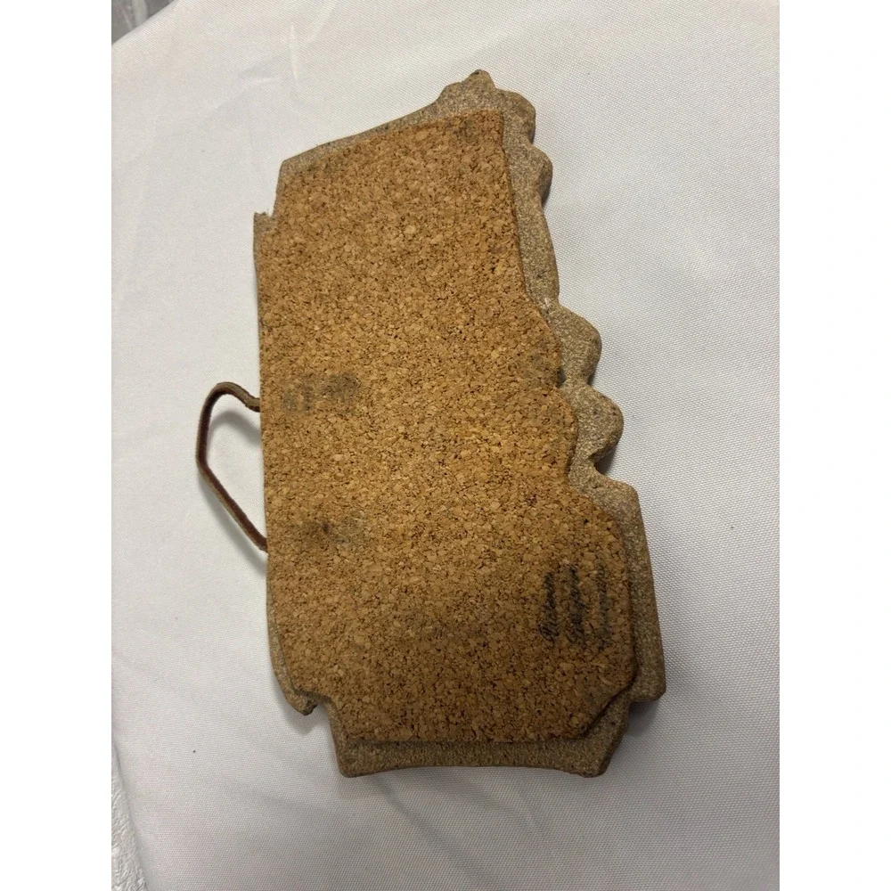 San Francisco Trolley Ceramic Trivet Cork Back Wall Hanging Vintage Souvenir